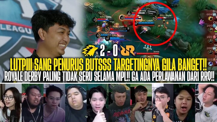 TARGETING DARI LUTPIII SANG PENERUS BUTSSS!! REAKSI STREAMER ONIC ESPORTS 2-0 RRQ HOSHI MPL ID S13!!