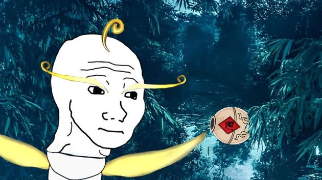 You are a wine drinker on Qingmao Mountain. One night, you went out to look for food when the rain s