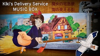 Ghibli Music Box comes to life! Kiki's Delivery Service Animation (A Town with an Ocean View)