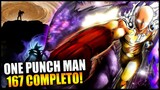 One Punch Man - Capítulo 167 (Completo) em Português / SAITAMA SUPER SÉRIO vs GAROU CÓSMICO!