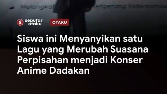 Penampilan ini langsung mencuri perhatian karena menghadirkan nuansa konser anime dadakan