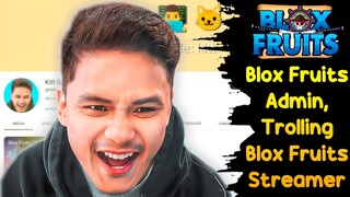 Blox Fruits ADMIN Trolling Blox Fruits Streamers