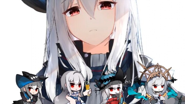 红眼白发罩杯D，边跳边摇没压力，体重是我的秘密，记住我叫斯卡蒂！