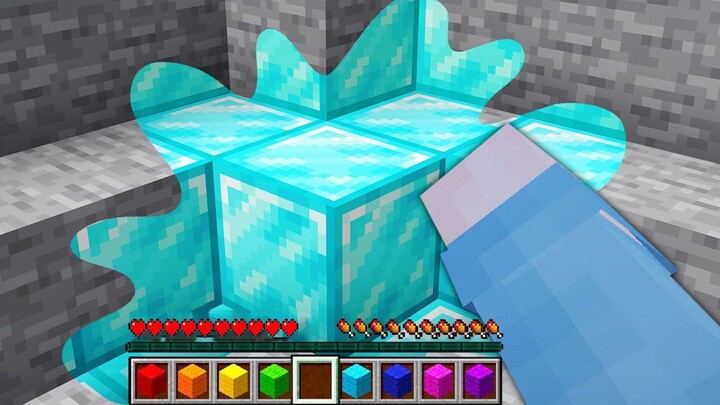 Can you speedrun when every block in the world turns into a diamond block?