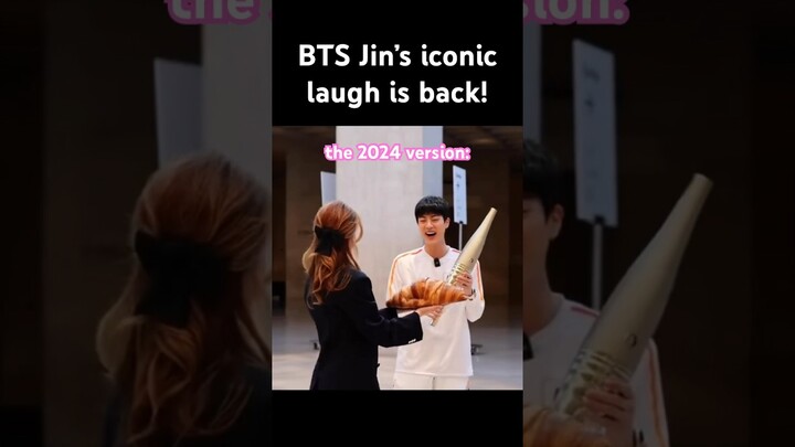 BTS JIN LAUGH 2024 Olympics #jin #bts #btsjin #seokjin #kimseokjin #btsshorts #btsarmy #btsedits