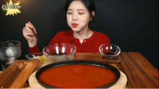 Kimbap, mực chiên khổng lồ,... phần cuối #mukbang