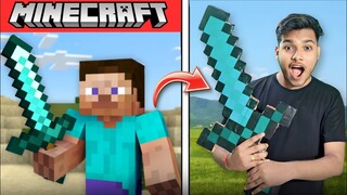 I Made Minecraft Sword In Real Life !