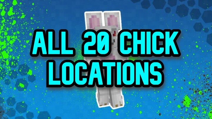 All 20 Chick Locations In The CubeCraft 2021 Easter Event