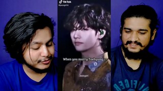 Pakistani reacts to BTS Funny Moments Tiktok Compilation( BTS try not to laugh)