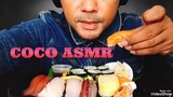 ASMR:Sushi (EATING SOUNDS)|COCO SAMUI ASMR#กินโชว์ซูชิ