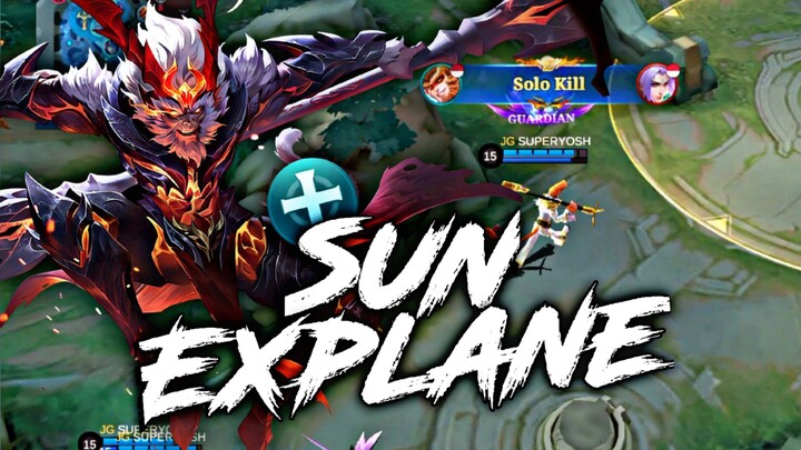 SUN EXP EMBLEM SUPPORT!! AUTO JADI PELARI MARATHON!! - Mobile Legends
