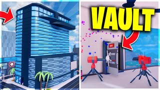 Roblox Jailbreak PENTHOUSE and New VAULT Robbery.. (Secret Item Unlocked)