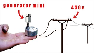 how to diy mini 450v generator