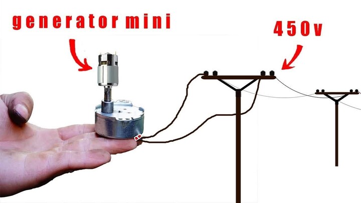 how to diy mini 450v generator