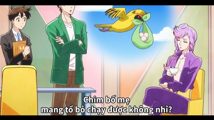Tưởng tưởng con chim lại mang được những quả trứng của con rắn về đây ư - #anime