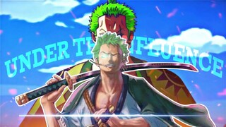 Zoro Vs Killer  | Roronoa Zoro Best fight Scene 🔥| [AMV] Under The Influence 🔥💙