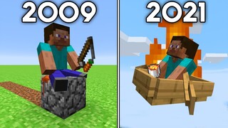 Minecraft's History of Travel