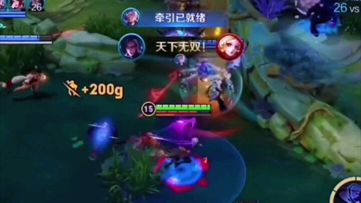 王者荣耀神仙组合，人头收割机