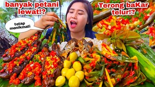 SEMPAT VIRAL TIKTOK⁉️ TERONG BAKAR TELUR OSENG DAUN BAWANG LALAPAN MENTAH JENGKOL MUDA GAMBAS
