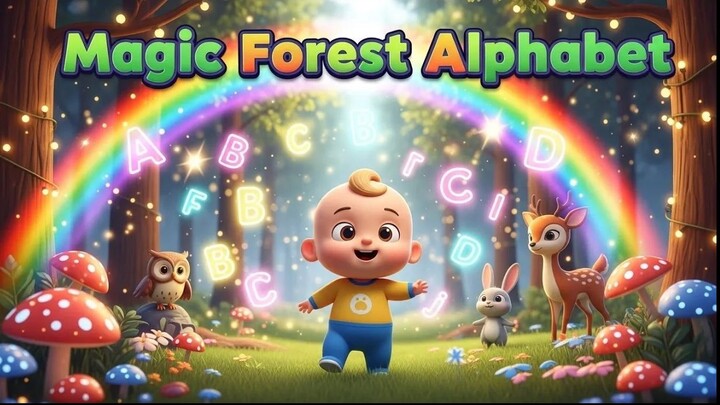 Magic Forest ABC Song _ Fun Alphabet Adventure ✨ #babytoons #NurseryRhymes #phon