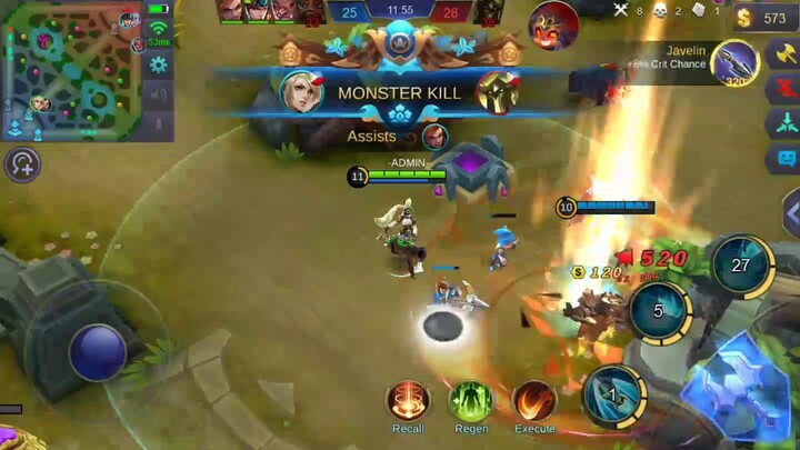NEWBIE PLAYING Mobile Legends: Bang Bang