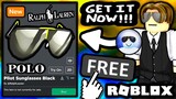 FREE ACCESSORY! HOW TO GET Ralph Lauren Pilot Shield Sunglasses Black! (ROBLOX WINTER ESCAPE EVENT)