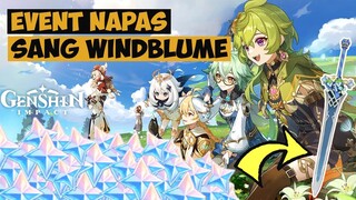 Event Windlblume 3.5 - Napas Sang Windblume FREE CLAYMORE 【Genshin Impact】