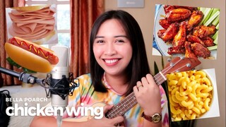 chicken wing chicken wing, hotdog & bologna