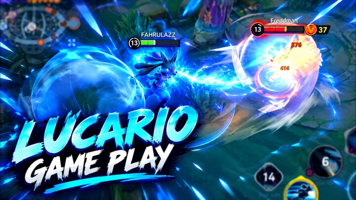 Lucario Game Play Pokémon unit