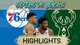 Philadelphia 76ers VS Milwaukee Bucks Game Highlights