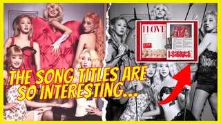 (G)I-DLE I LOVE Tracklist