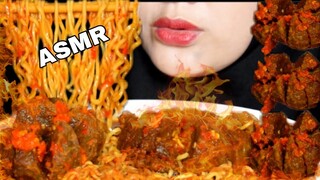 ASMR BAKSO GORENG MEKAR KUAH CABE || INDOMIE SOTO || SUPER PEDAS||COLLAB @ECH ASMR || ASMR INDONESIA