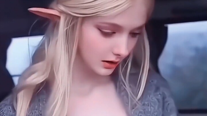 如果世界上真的有精灵，我想大概就是她的模样！