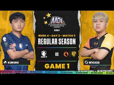 MDL PH S4 - W4D2 - TLAC VS APDX - GAME 1