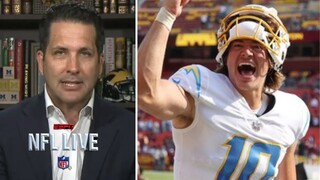 NFL LIVE | Adam Schefter updates Justin Herbert's injury: Chargers QB can play in Week 3 vs. Jaguars