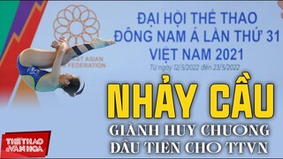 SEA GAMES 31 | Nhảy cầu giành tấm huy chương đầu tiên về cho đoàn Thể thao Việt Nam