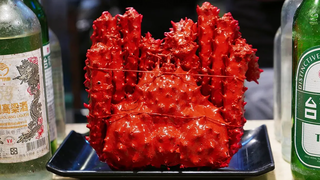 อาหารข้างทางของไต้หวัน --KING CRAB ปู King Crab / King Crab /