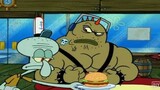 SpongeBob sebenarnya menambahkan sepatu pada burgernya untuk para tamu.Para tamu menyukai burger sep