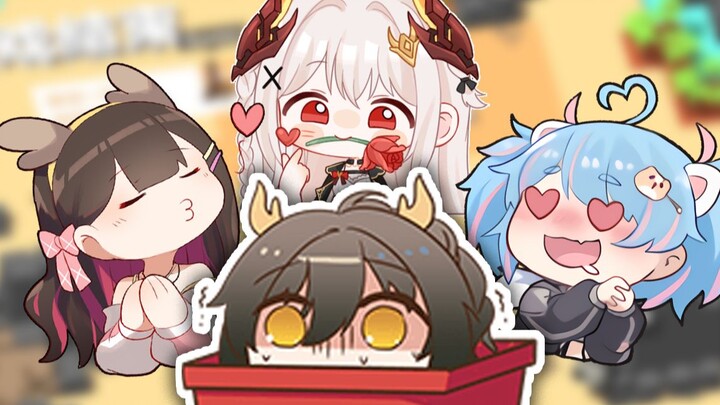 [Sumi Limo×Seki Xingxi×Lovely Dongai Li×Sol] Poor melon surrounded by three weird adults