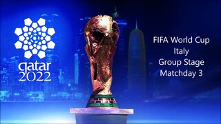 FIFA WORLD CUP 2022 QATAR GROUP STAGE MATCHDAY 3 : ITALY V ECUADOR EFOOTBALL ESPORTS