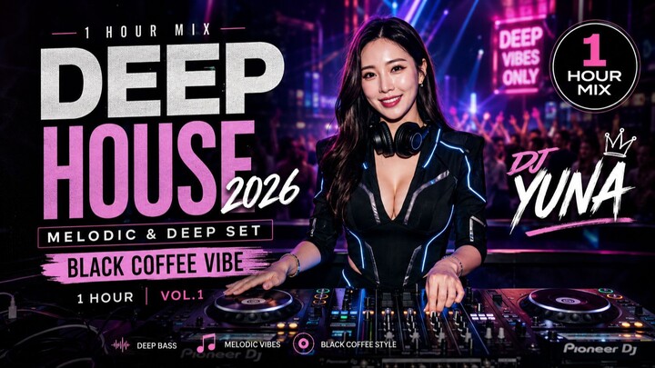 Deep House 2026 | Melodic & Deep Set | Black Coffee Vibe | DJ YUNA | 1 Hour Vol. 1