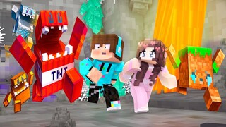 Petualangan DUO BUCIN Membebaskan Tawanan Block Animal 🟥🟧🟨🟩🟦🟪