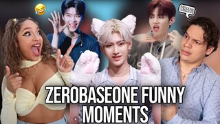 Waleska & Efra React to 'zerobaseone funny moments' for the first time