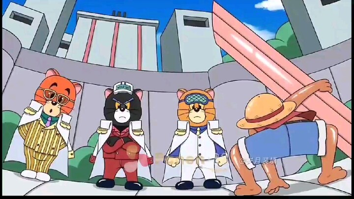 One Piece versi Tom And Jerry #warmarineford
