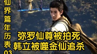 韩立看到弥罗仙尊被一巴掌拍死！他被噬金仙追杀十余年！！！（凡人修仙传）