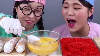 Cheetos nóng Bánh hamburger gà Mukbang DONA #amthucngon