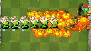 PVZ Cricket Fight: 100 overlapping plants VS a 10th-level chicken! Even okra lost? Who else will win