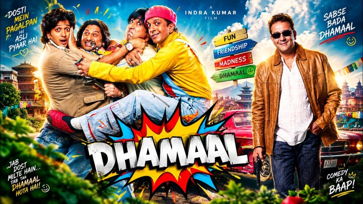 DHAMAAL HINDI hd movie in 4k hd . 🔥🎥🌿🌿❤️of Sanjay dutt. 🎥🌿❤️🔥