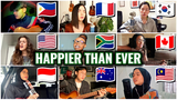 HAPPIER THAN EVER by Billie Eilish | Who sang it better? | (9 Countries)