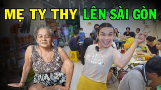 Ty Thy rước mẹ lên Thành phố chăm sóc - Ty Thy Vlog Gỏi đu đủ